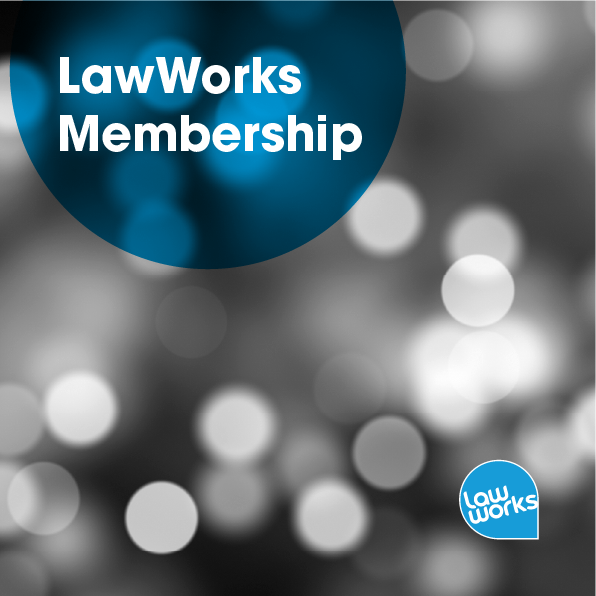 Cover of the LawWorks membership brochure